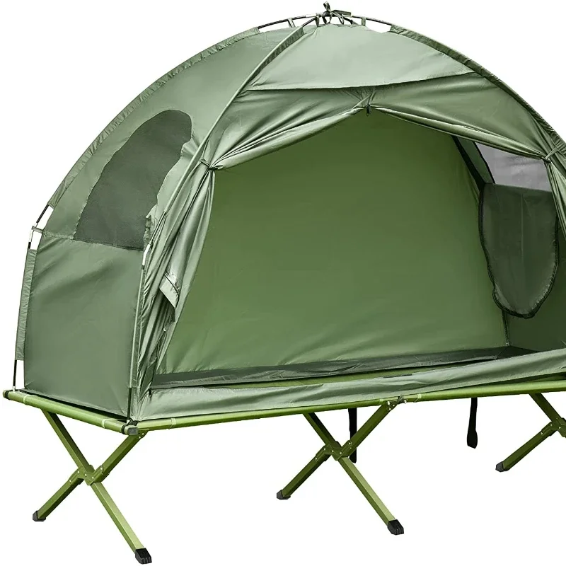 Fishing Tent Outdoor Camping Combo Set Tent Off Ground with Camping Cot Off Ground Tent Sun Rain Protection OEM MT-PT1 1911