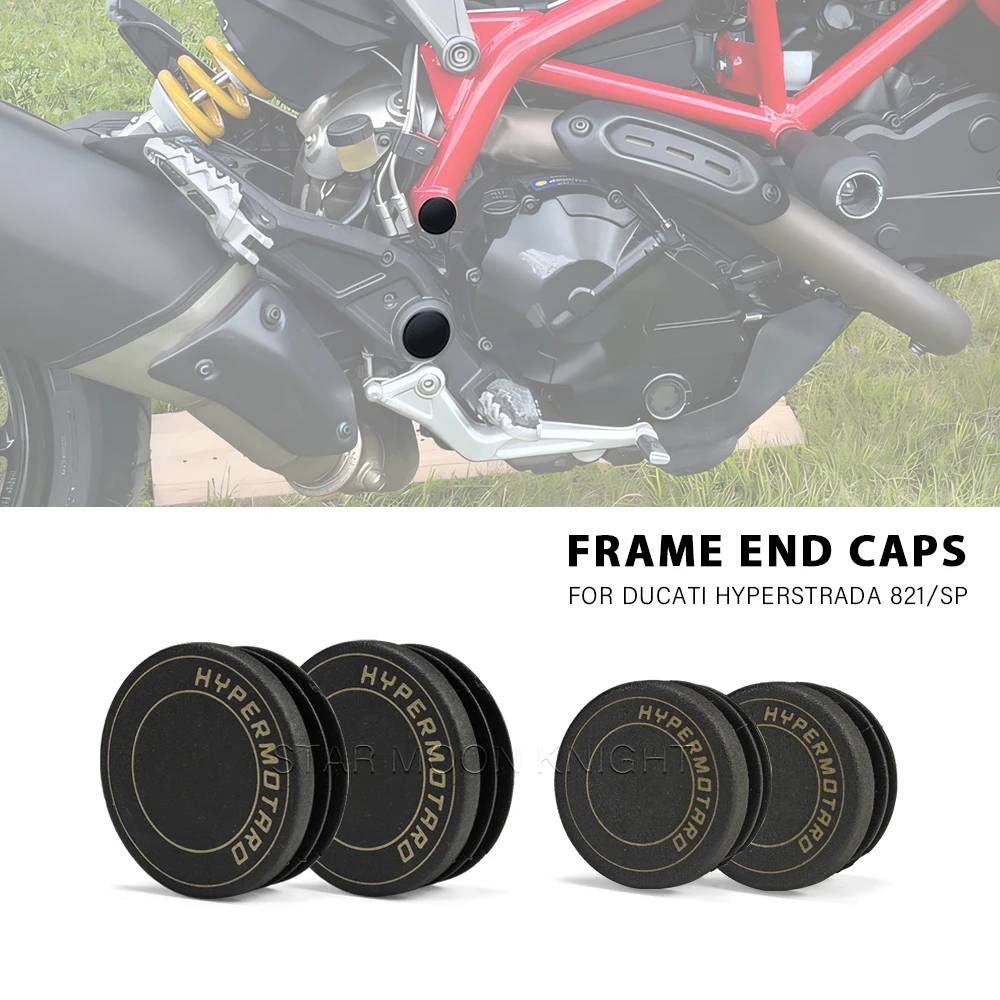 Motorcycle Accessories For Ducati Hyperstrada 821 Hyperstrada821 SP Frame Hole Cover Caps Decorative Frame Cap Plug