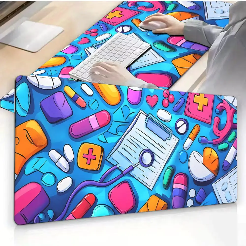 

Greative cool Mouse Pad Mousepad Large Abstract Mouse Pad Gaming Deskmat With Lockedge Office Non-slip Carpet desk mat