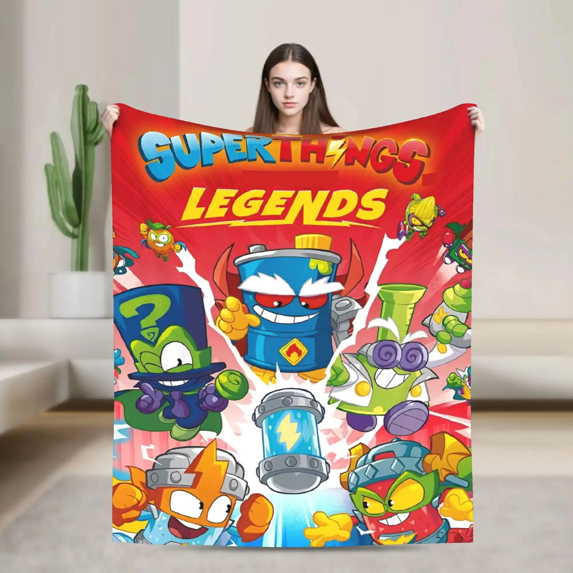 

Плед Super Zings: Мягкое, теплое, качественное покрывало для кровати, зимнего пикника, спальни, модный плед-покрывало