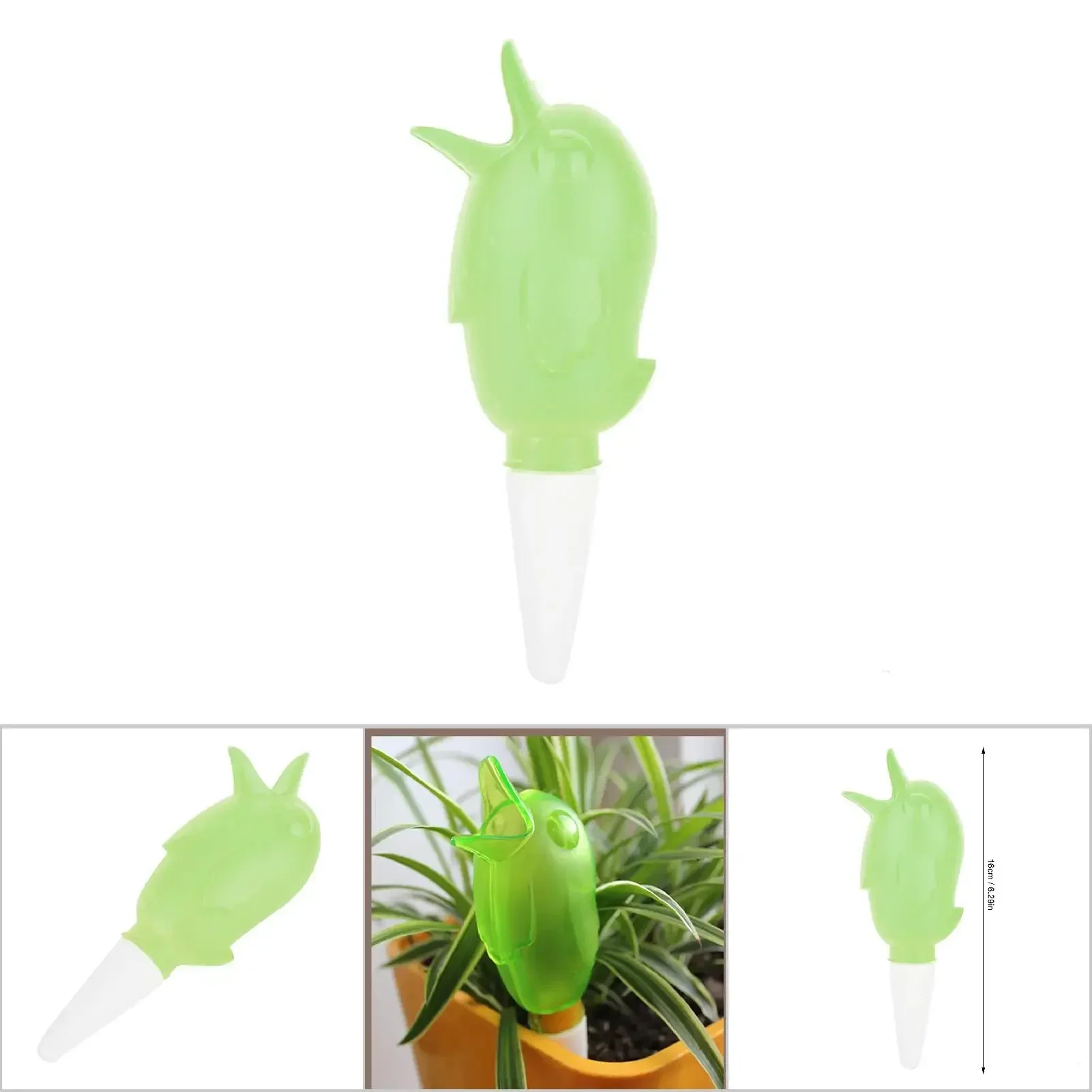 60ml Bird Shpaed Automatic Self Watering Sprayer Water Drip Irrigation Flower Plant (Green)