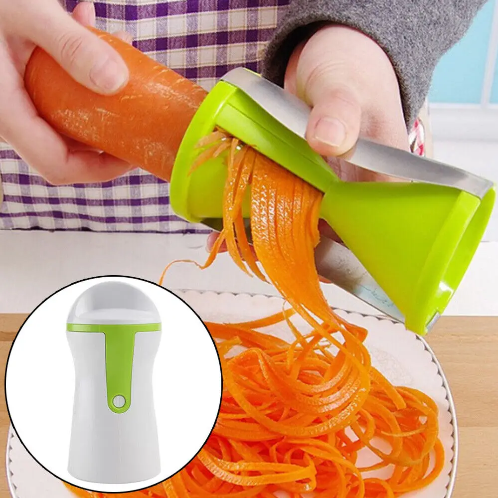 

Shredder Spiral Funnel Shredder Kitchen Multifunctional Rotary Vegetable Cutter Shredder Creative Hourglass Shape