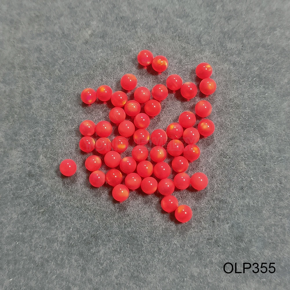 20pcs 50pcs Nebula Opal Beads for Jewelry Making Lab Grown Opal Green Fluorescent Beads OLP312-OLP387