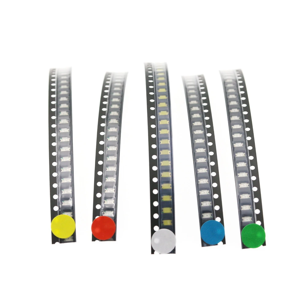 (100PCS) 0603 0805 1206 1210 SMD LED light emitting diode White/Blue/Green/Orange/Yellow/Red