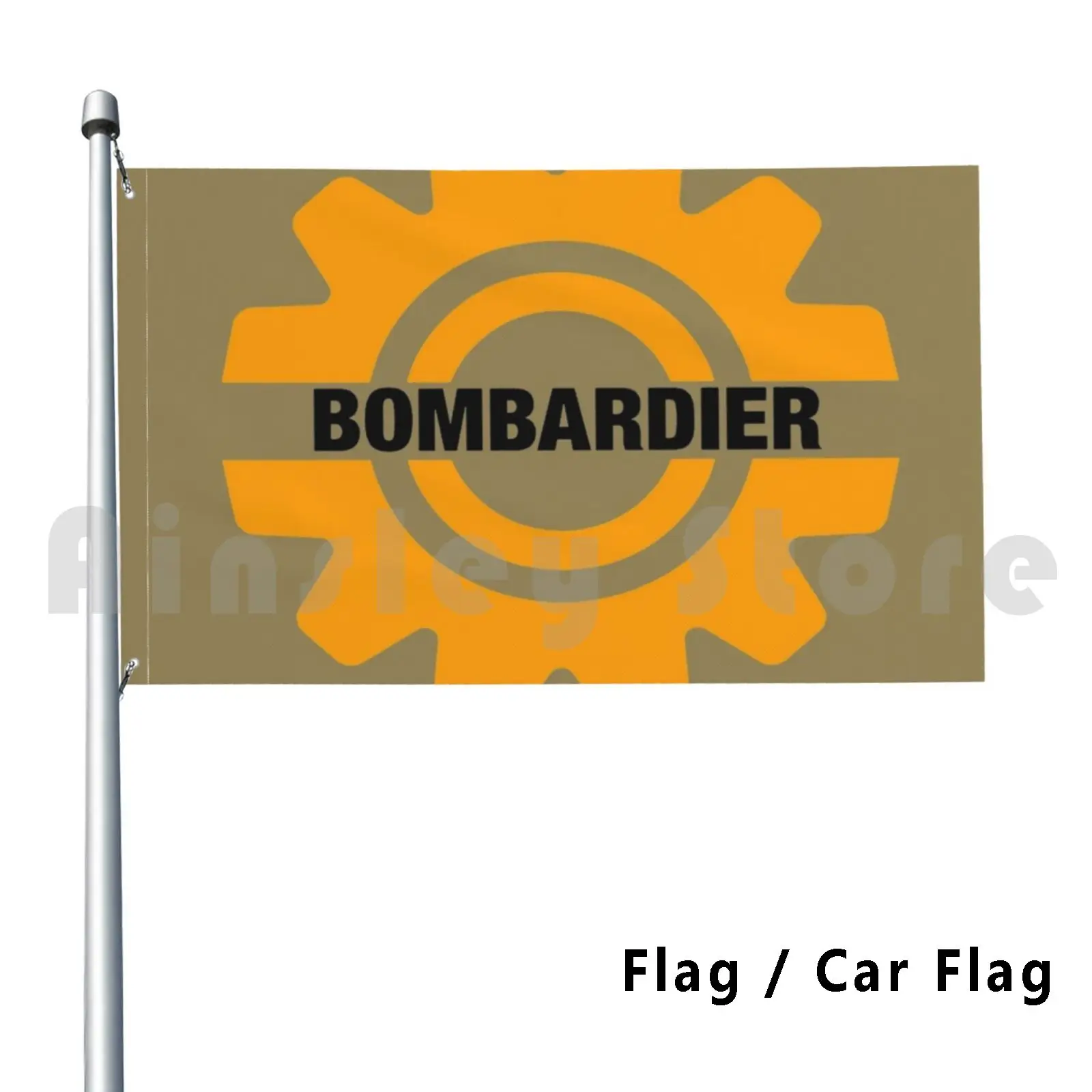 Bombardier Flag Car Flag Printing Custom Bombardier Ski Doo Arctic Cat Sno Jet Ski Doo Snow Winter Vintage Sled