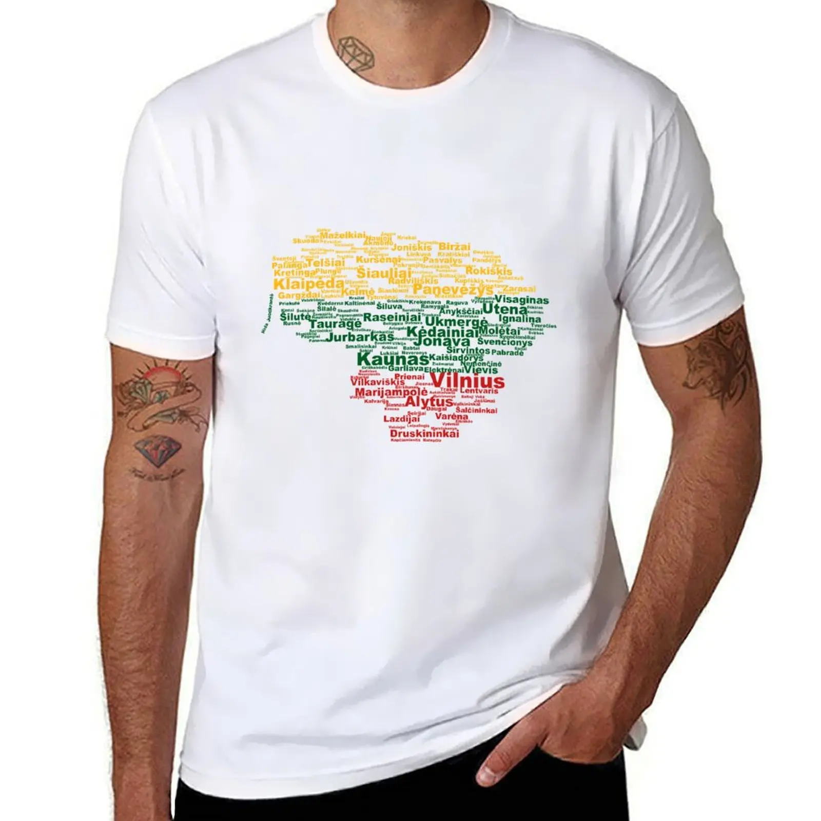 

Lithuania - Lietuva T-Shirt printed t shirts for man t shirt man plain T-Shirt