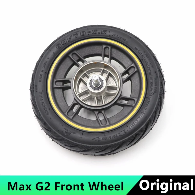 

Original Front Wheel For Ninebot by Segway Max G2 Electric Scooter Front Wheel Hub with Vacuum Tubeless Tire Accessories