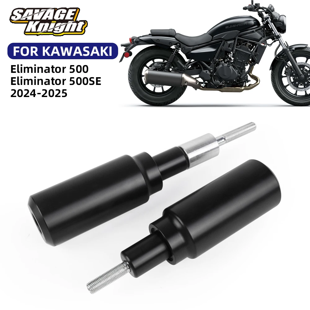 

2025 Eliminator 500 SE Motorcycle Frame Sliders For Kawasaki Eliminator 500 2024 Engine Fairing Body Crash Slider Bobbin Guard