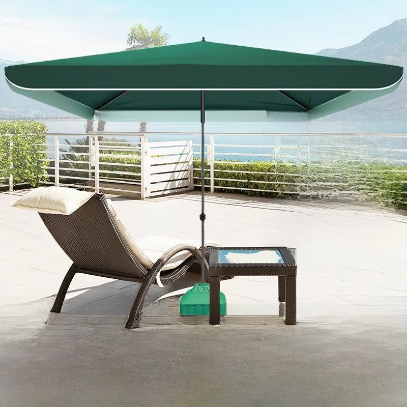 

Large Outdoor Sun Umbrella Patio Garden Villa Security Guard Station Can Print LOGO Shade Umbrella for Courtyard Use