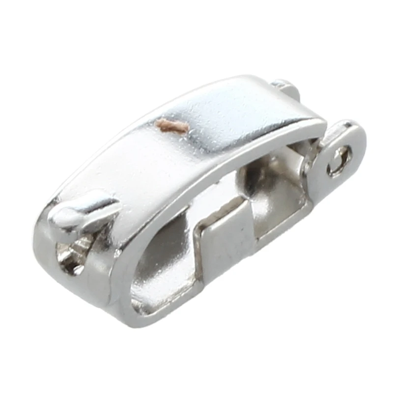 الفولاذ المقاوم للصدأ مجوهرات سوار ساعة معصم ، الفرقة أضعاف أكثر من المشابك ، 0.4X0.1 "، 100 قطعة