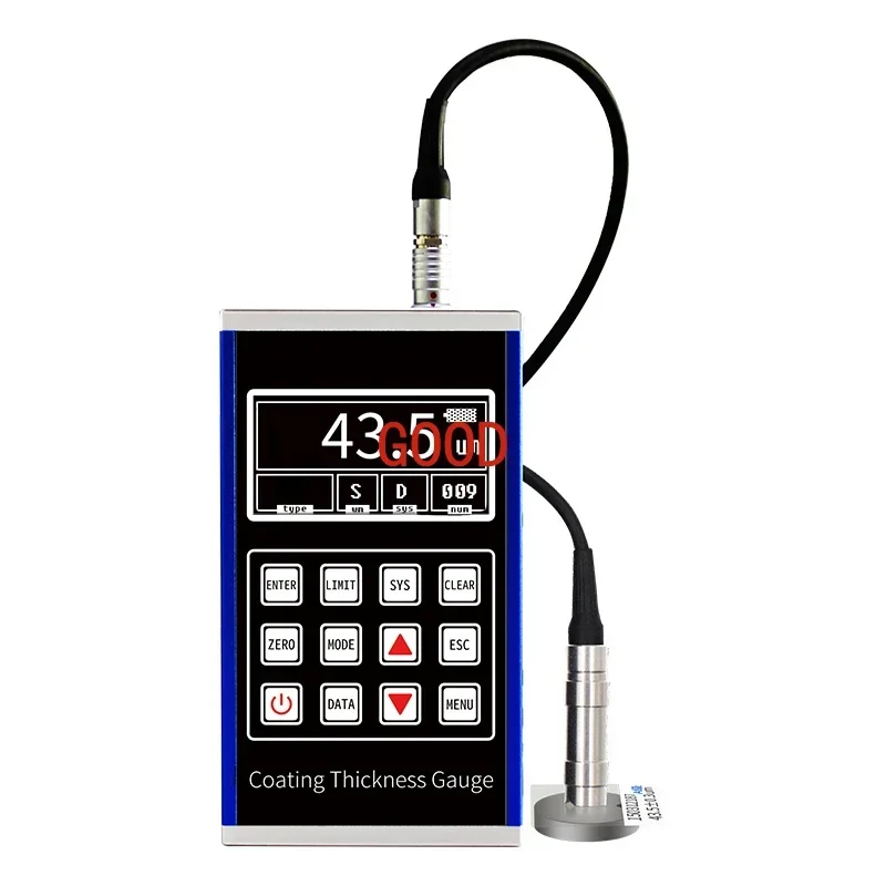 JCT800NF High Accuracy Industrial Surface Coating Thickness Gauge Meter Digital