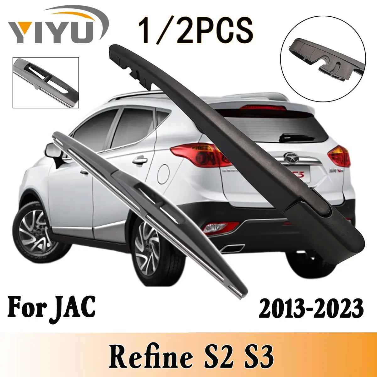1/2PCS Heckscheibe Wischerblatt Wischerarm Kit Für JAC Verfeinern S2 S3 2013-2023 Windschutzscheibe Windschutz hinten Pinsel