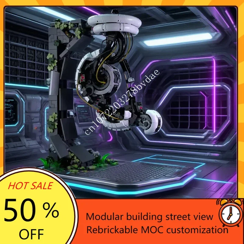 

1867PCS GLaDOS - Portal 2 Modular MOC Creative street view Model Custom Puzzles Architecture DIY Education Assembly Model Gifts
