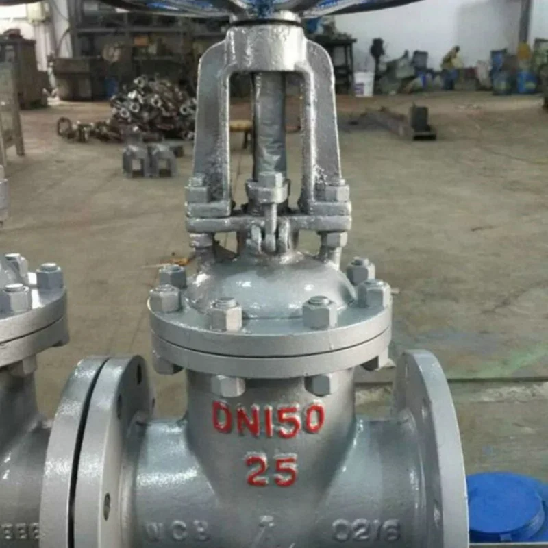 PN16 Z41H-16C صمام بوابة من الفولاذ المقاوم للصدأ مع شفة عجلة يدوية طاقة يدوية لوسائل درجة الحرارة العالية