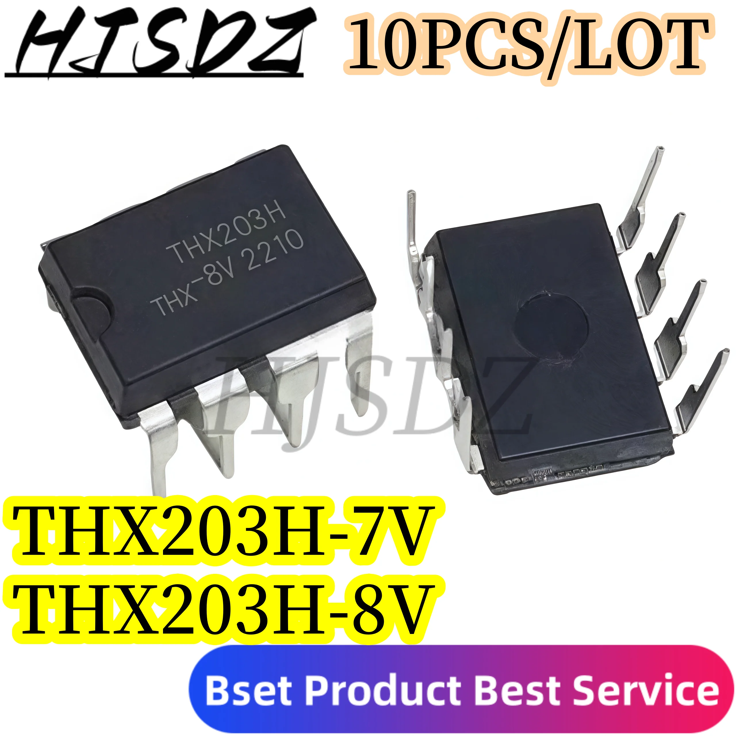 

10PCS/LOT THX203H DIP8 THX203H-7V DIP-8 THX203H-8V THX203 DIP nuevo y original IC