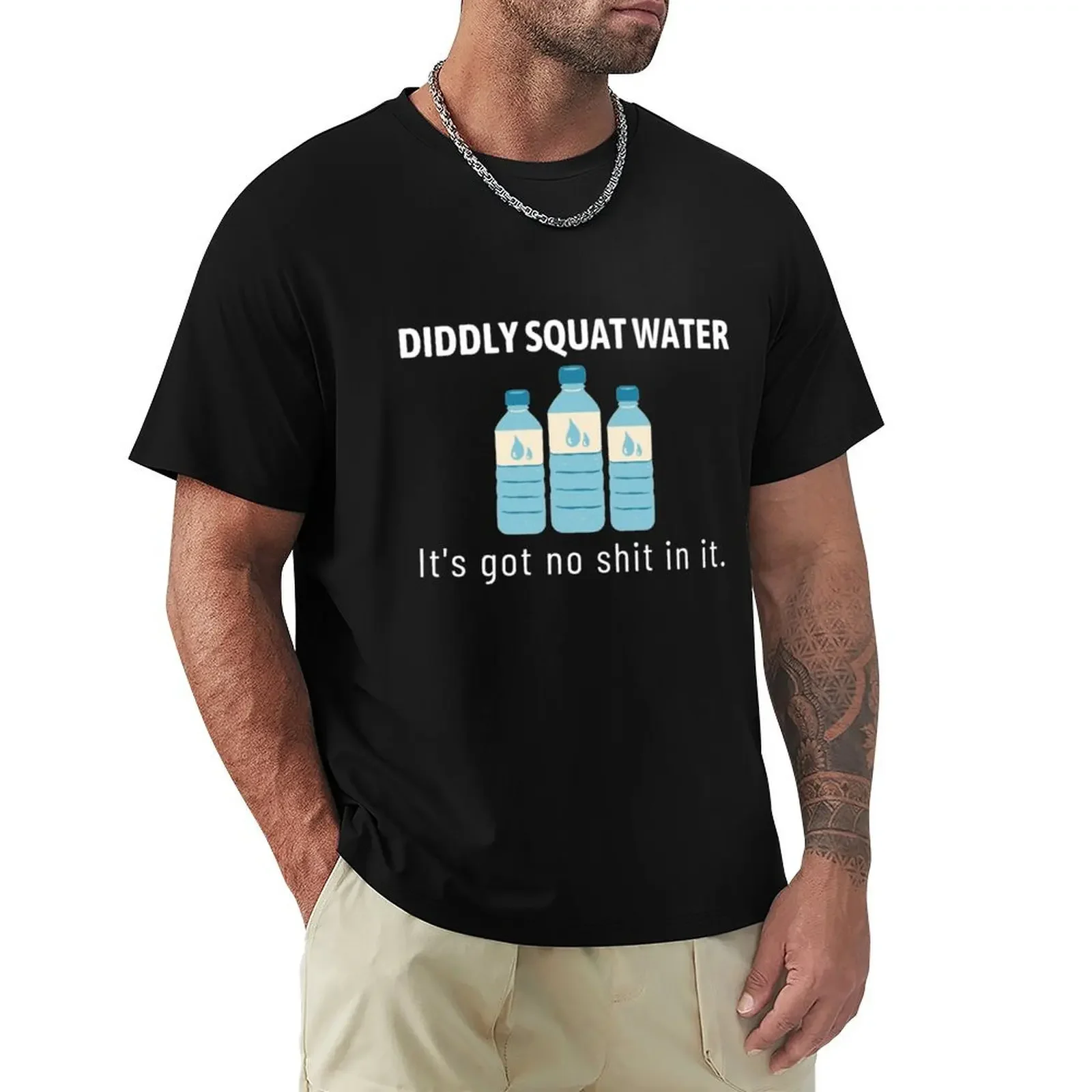 Diddly Squat Water T-Shirt plus sizes blanks designer t shirt men