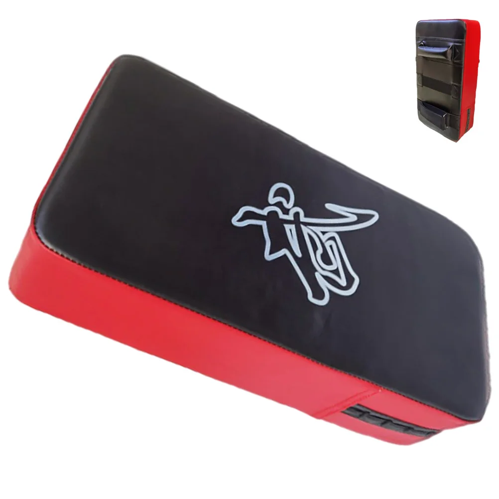 

Thickened Foot Target Kickboxing Pads Black Red Sparring Gear Boxing Supplies Pu Material Absorbs Impact Durable Safe Training