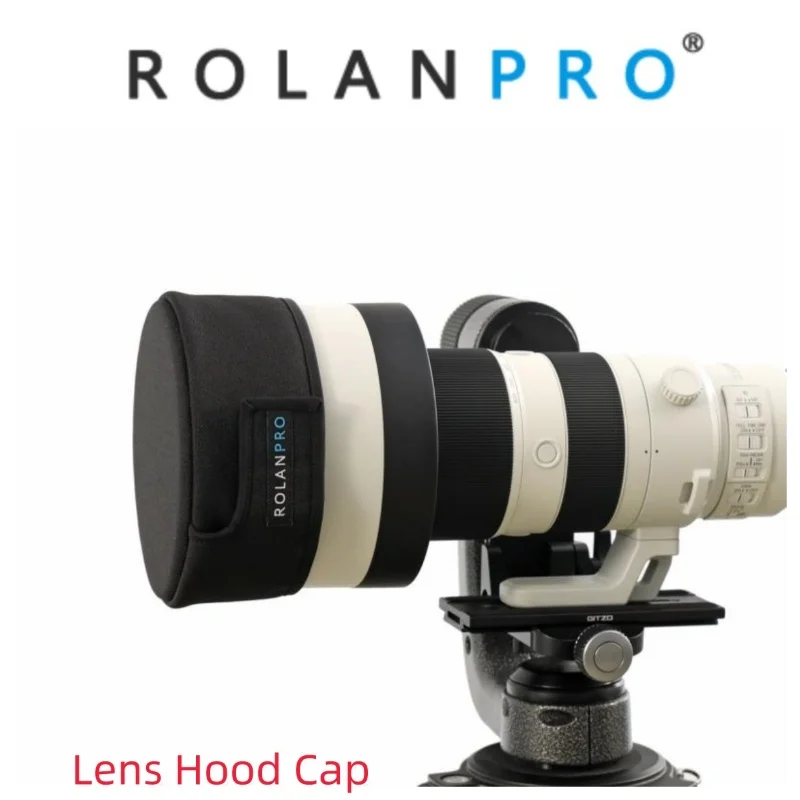 

ROLANPRO Lens Rain Cover For Sony 400-800 mm F6.3-8 G OSS Lens Hood Cap Folding Hood Storage Bag Drawstring Hardtop Lens Cover