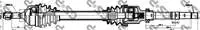 245019 for axle right complete P206 (DIS milling: 21 IC milling: 22 size: 22 size: MM) TU3JP ET3J4 (1,4 8V / 16V) abseless 98