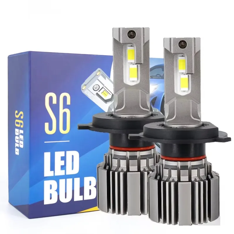 

Super Bright LED H4 Headlight Bulb 12000LM Car Headlight Wholesale Auto Parts - High Beam 6000K White Low Beam Xenon