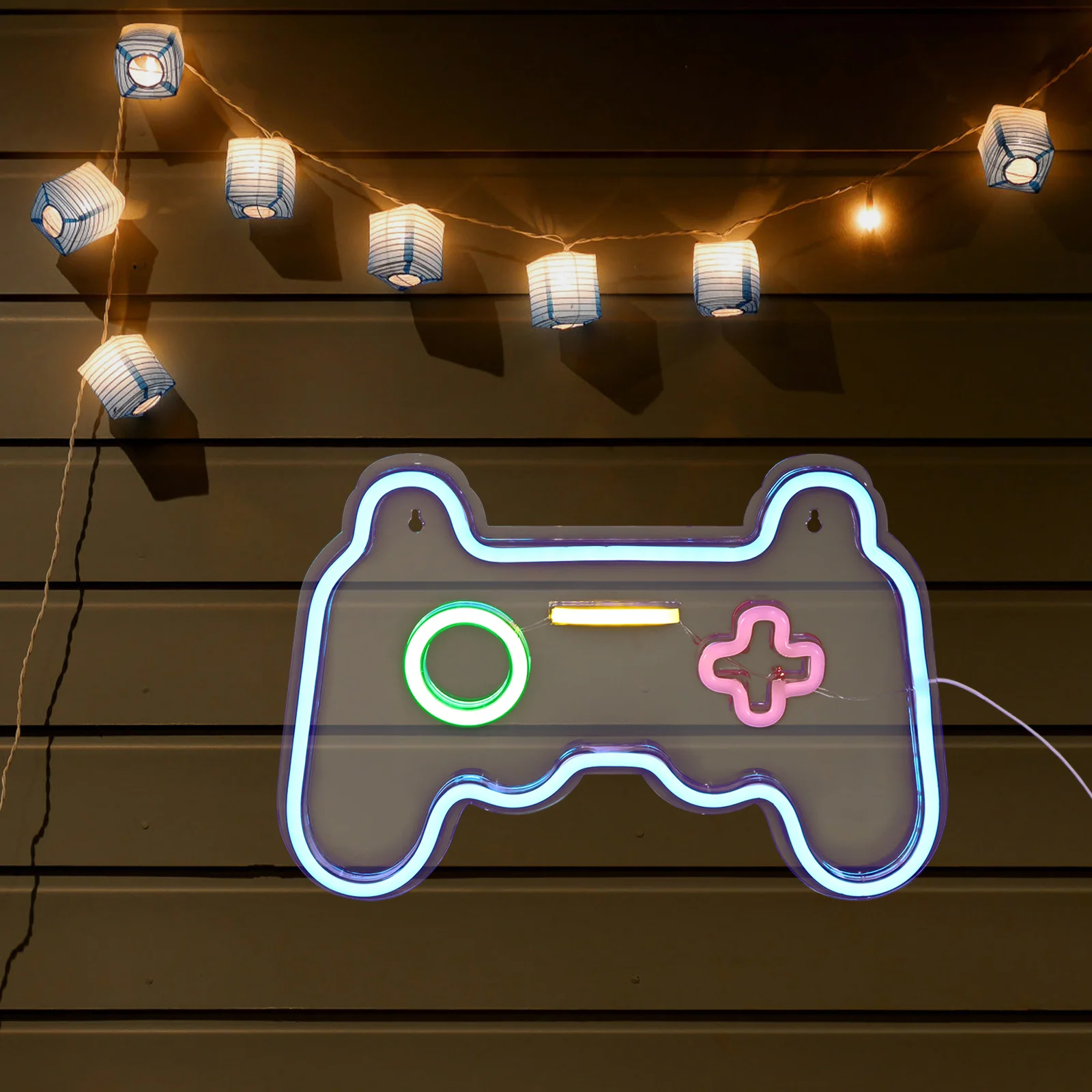 1Pcs Game Controller Neon Lamp Creative Night Light Decorative LED Light for Home Room Bedroom Party Atmosphere Neon Sign