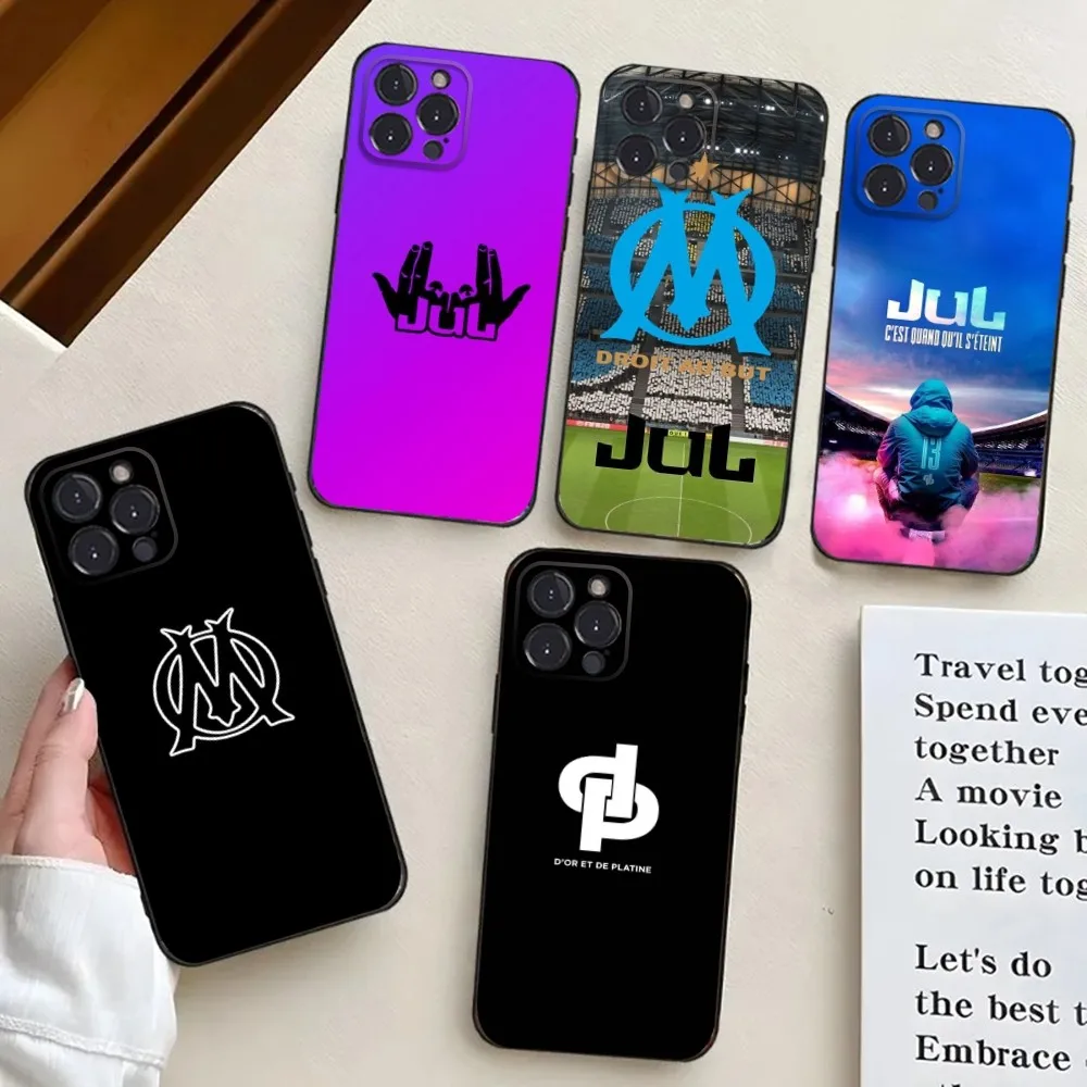 J-Jul rapper Phone Case For iPhone 16,15,14,13,12,11,Pro,X,XS,Max,XR,Plus,Mini Black Silicone Soft case