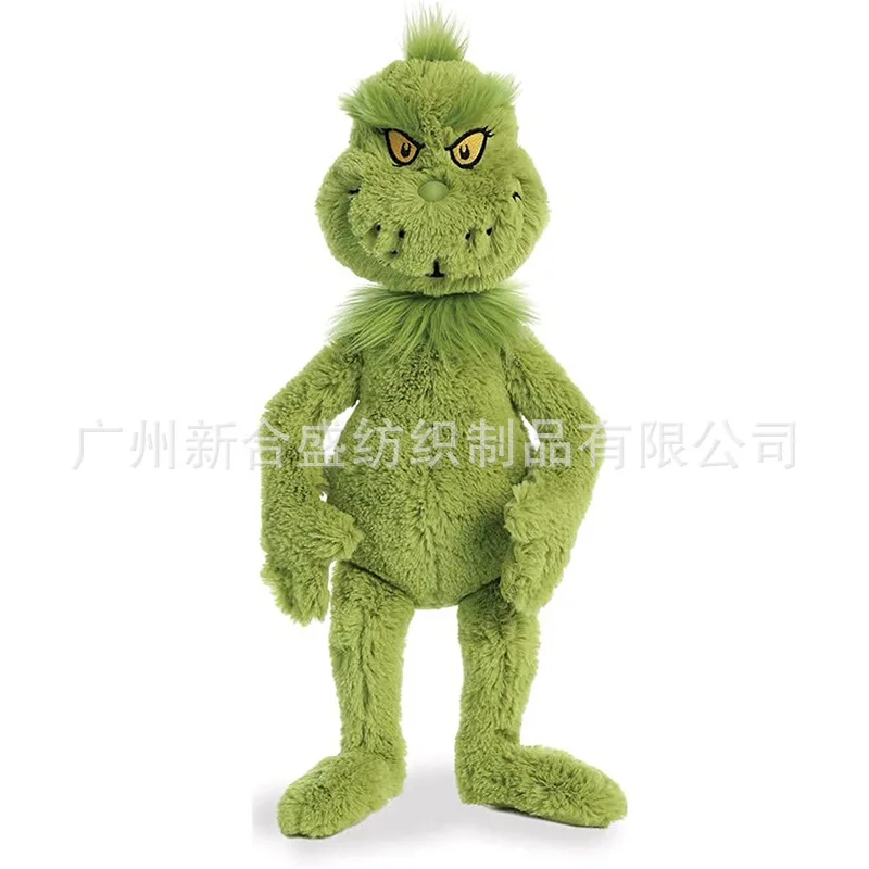 عيد الميلاد دمية الشعر الأخضر عيد الميلاد دمية عيد الميلاد غرينش ألعاب من نسيج مخملي عيد الميلاد كما لص عيد الميلاد كأزياء 2025 #1