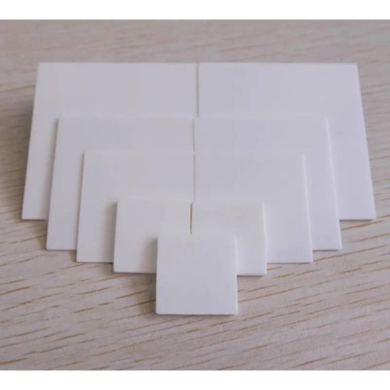 

Custom 99% Alumina Ceramic Sheet 100x100mm High Temp Insulation Heat Sink for Electronics