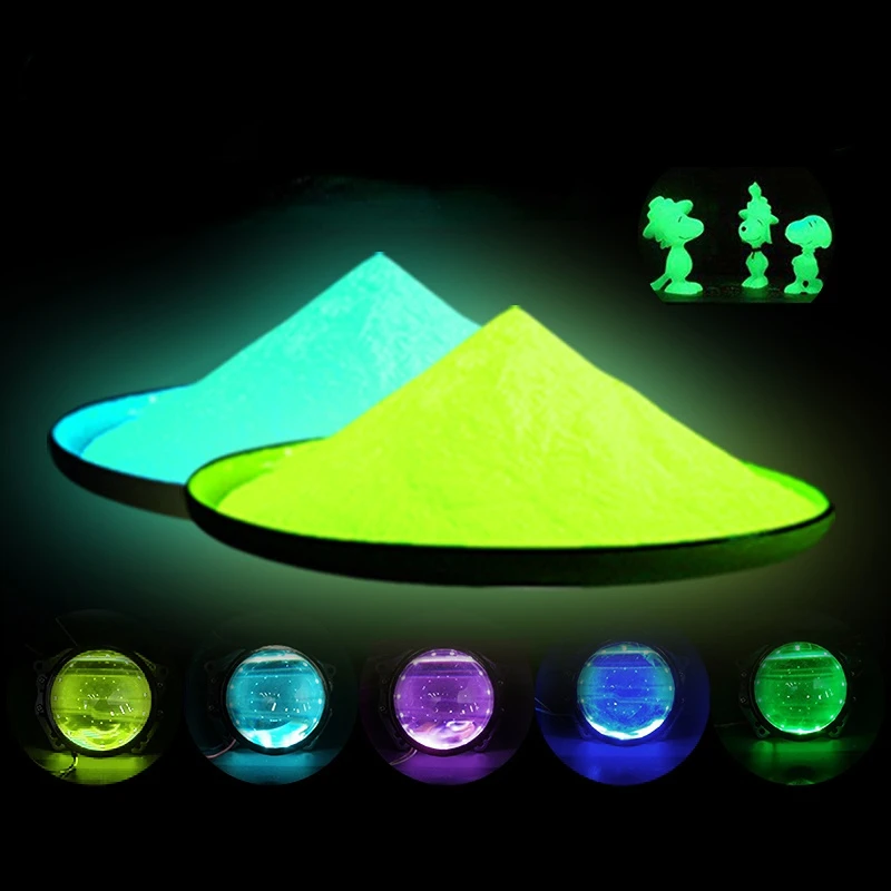 50G Injection Molding Screen Printing Phosphor Super Bright Long-term Luminous Luminous Powder Glass-ceramic Resin Anti-coating