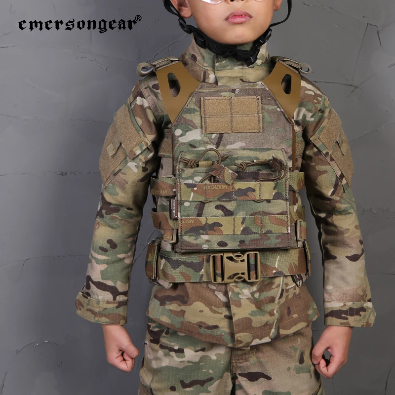 

Emersongear JPC Tactical Vest For Kids Modular MOLLE Plate Carrier Hiking Training Outdoor Sports Combat Body Protective Nylon