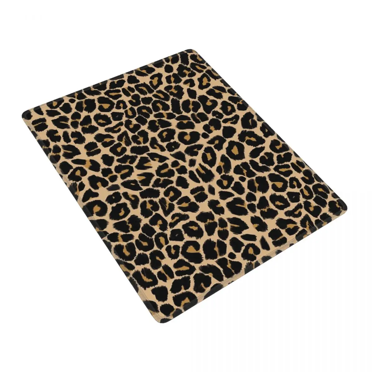 Leopard Print Traditional Colours Mouse Pad Gamer PC Laptop Mats Keyboard Carpet Computer Gaming Desk Mat 7x9 in 22x18 cm
