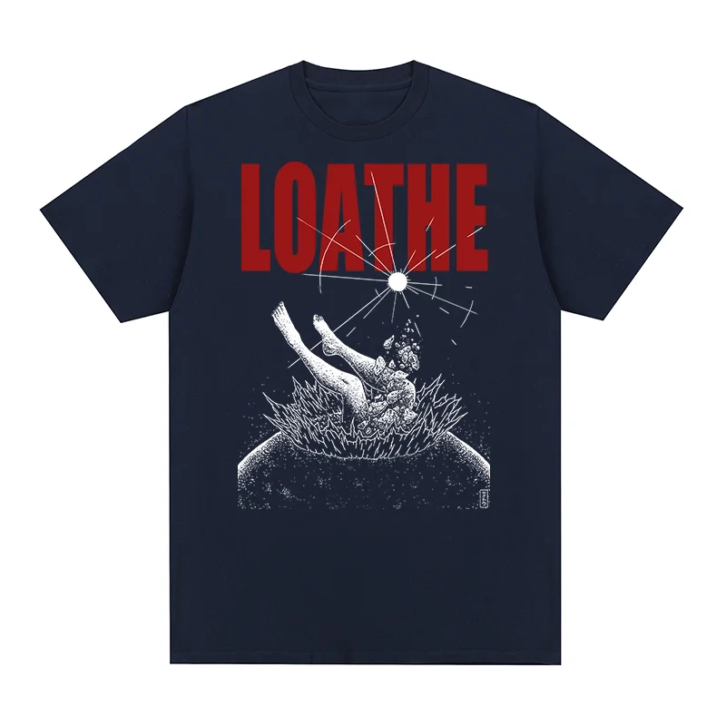loathe Vintage T-shirt New Popular Band Black The Cold Sun Album Cotton Men T shirt New Tee Tshirt Women Tops view 5