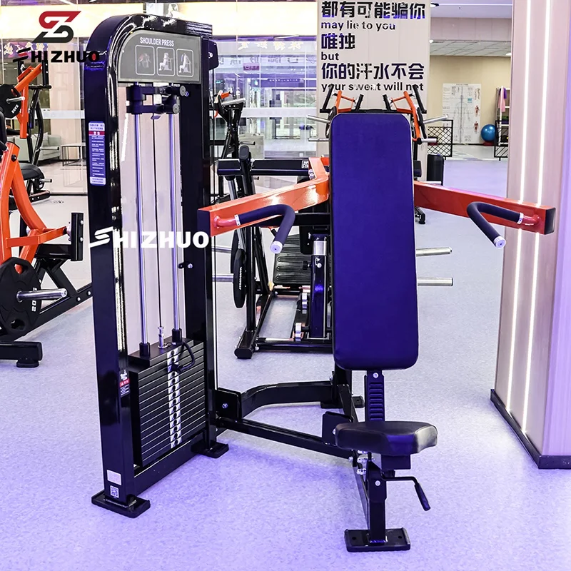 

High Quality Commercial Gym Fitness Equipment Pin Loaded Selection Seated Shoulder Press Machine