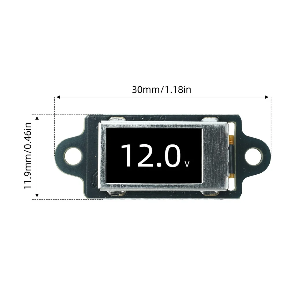 For ultra Thin Digital Voltage Meter with 0.5 Inch For oled Screen Supporting 5Hz or 10Hz Refresh for Responsive Monitoring
