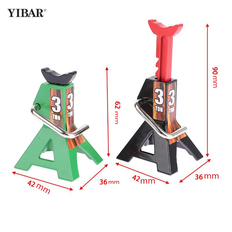 3 Ton Floor Simulation Jack Stands Lift Pair Rack For Remote Toy Car Truck Tire Change (Only suitable for toy car)