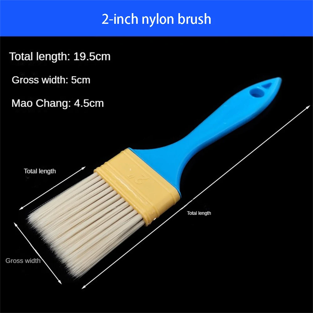Paint Brush More Durable One Piece Blue Wide Range Of Applications Planting Brush Soft Texture Flocking Process Dragon Material