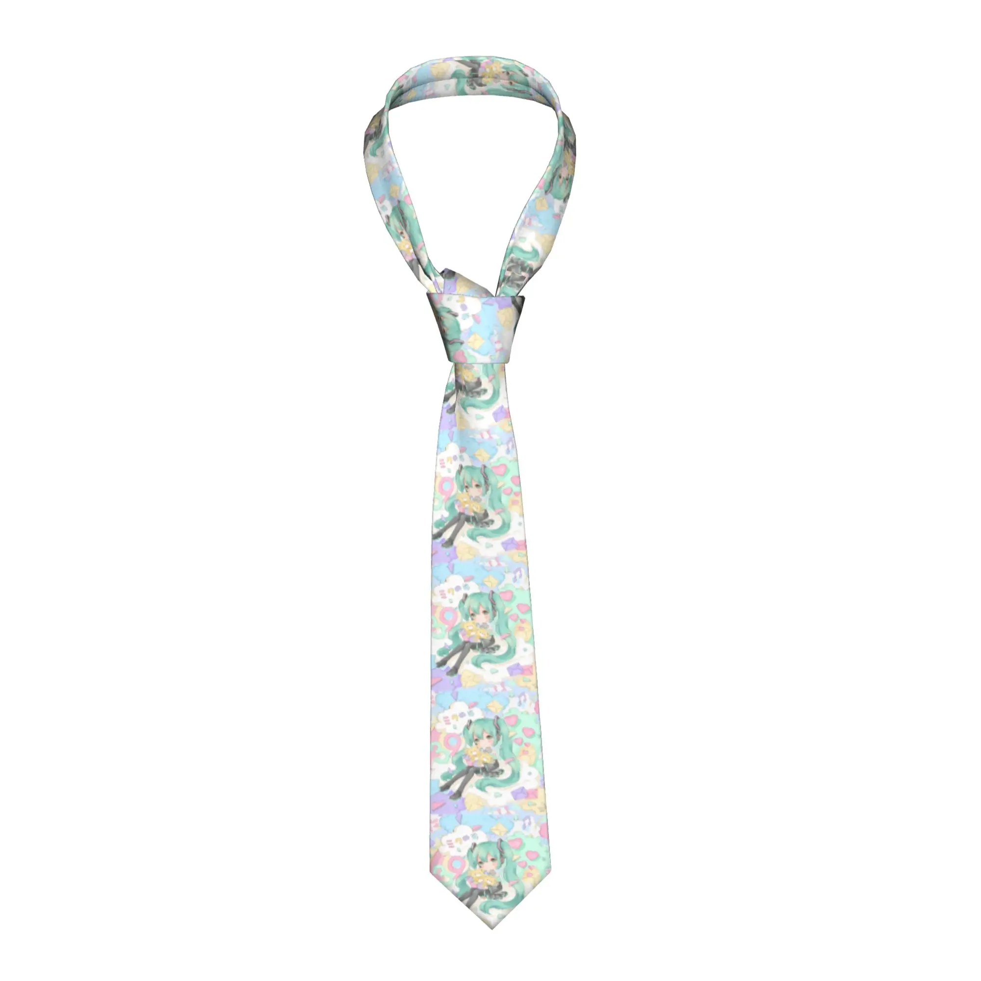 gravata-masculina-de-seda-personalizada-com-estampa-vintage-vocaloid-h-hatsunes-para-escritorio-novidade