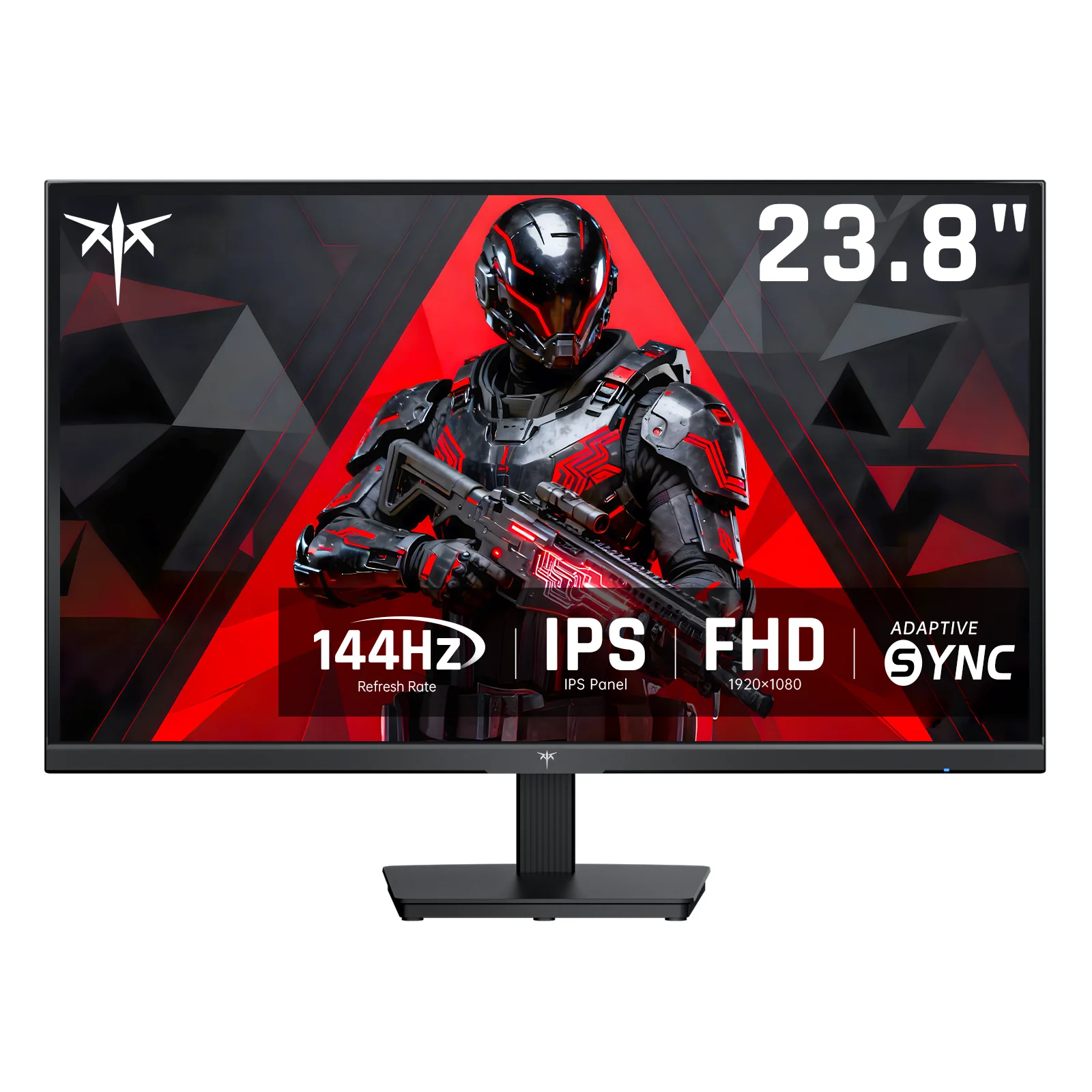 Monitor de computadora KTC de 24 pulgadas, monitor para oficina y juegos con resolución FHD y 144 Hz, tecnología IPS, Adaptive-Sync