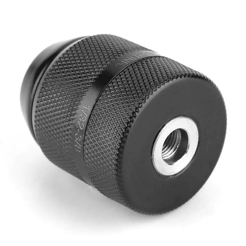 Portabrocas de 0,8mm-10mm, 3/8-24UNF, taladro eléctrico de mano, rosca de Metal sin llave, más práctico, gran oferta