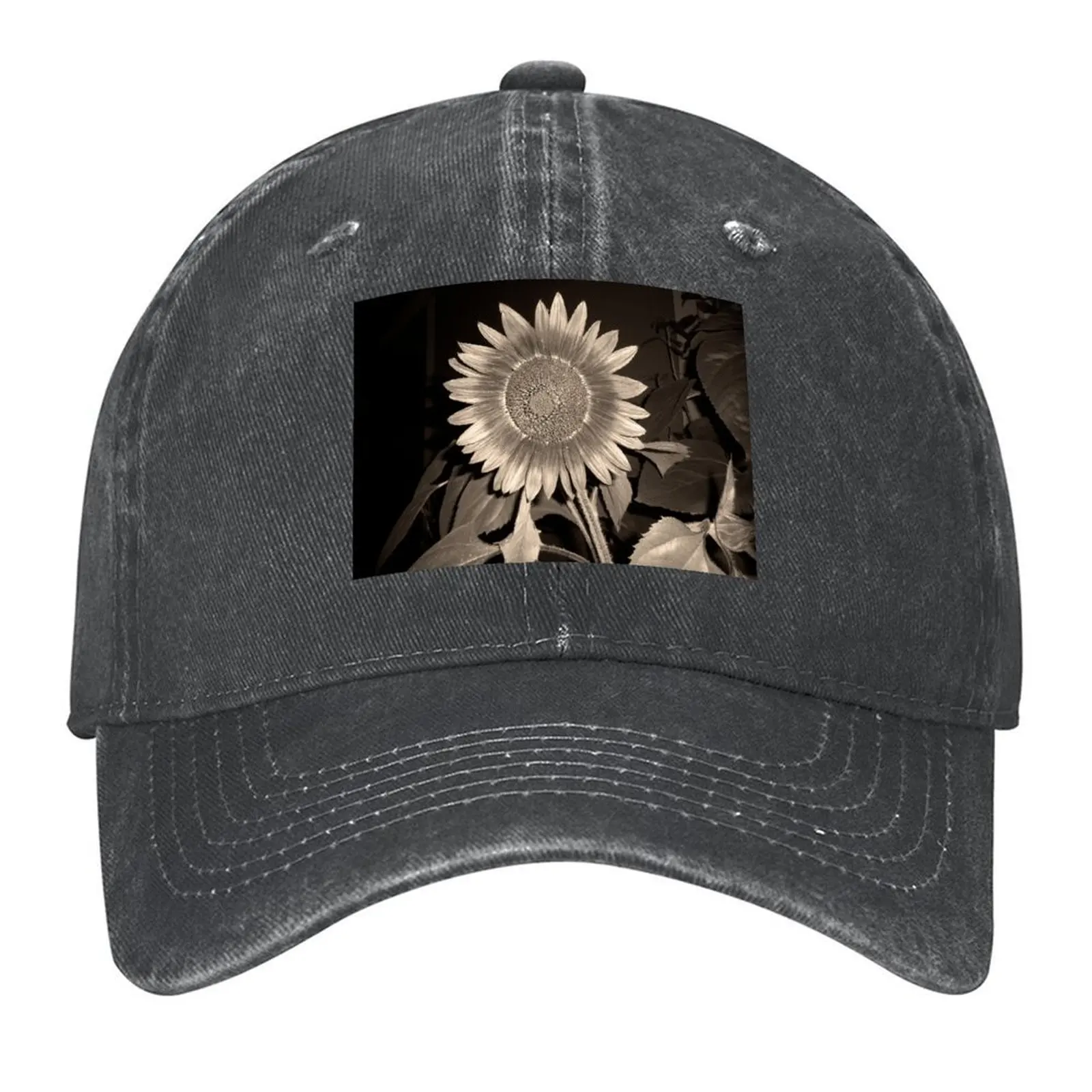 

Sunflower at Night Baseball Cap sun hat Luxury man cap party Hat Golf Wear Men Hats Women's