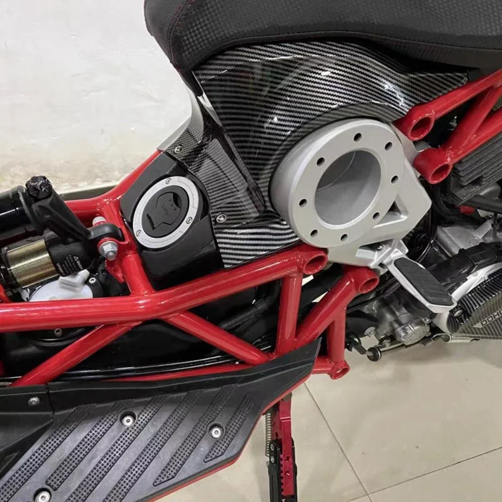 For Italjet Dragster 200 / 250i / 125 / 400 Carbon fiber trim shells protector front and rear fenders license plate holder