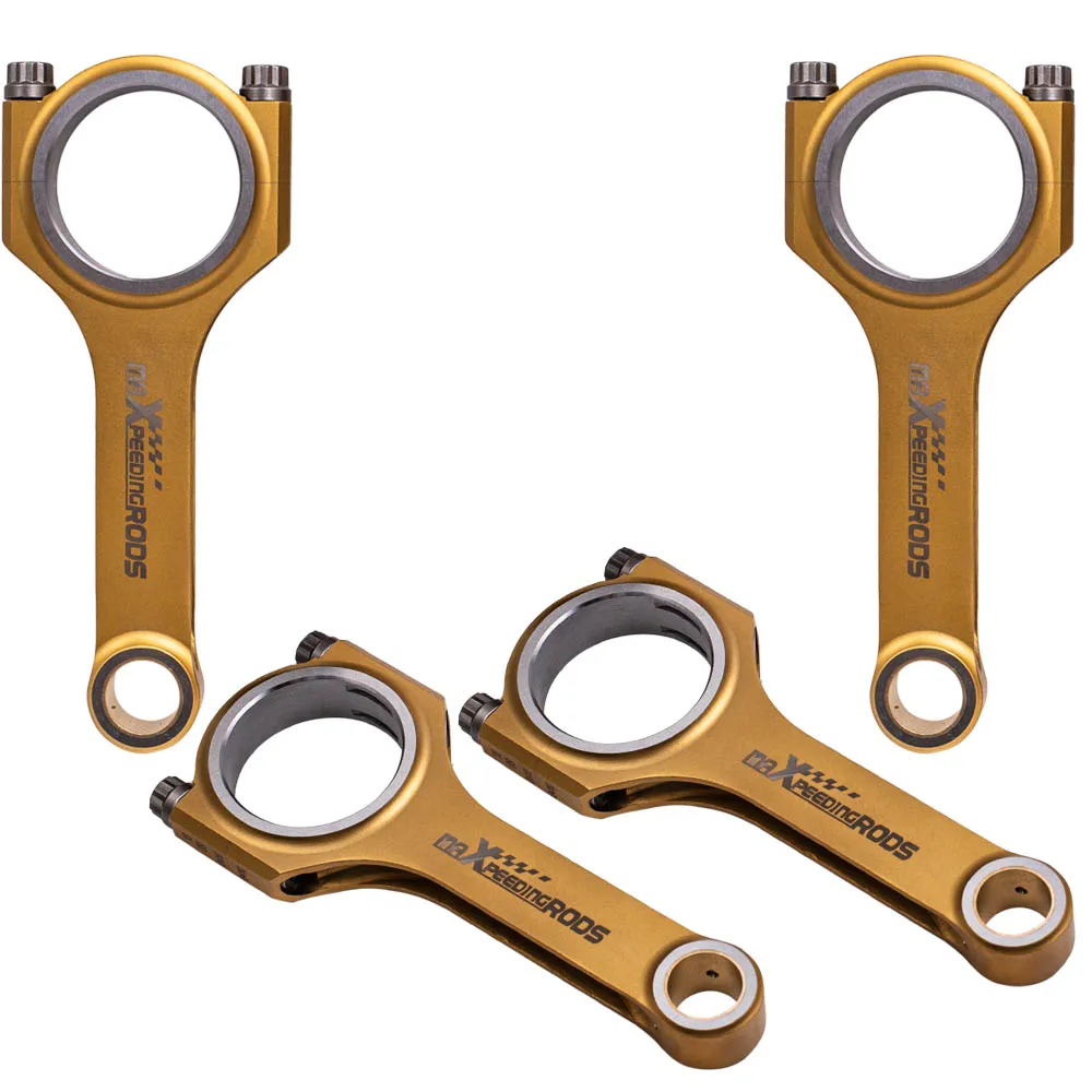 MaXpeedingrods 4x Forged EN24 Connecting Rods for Subaru Legacy Isuzu Saab Outback EJ20 EJ25 STi 1995-2006
