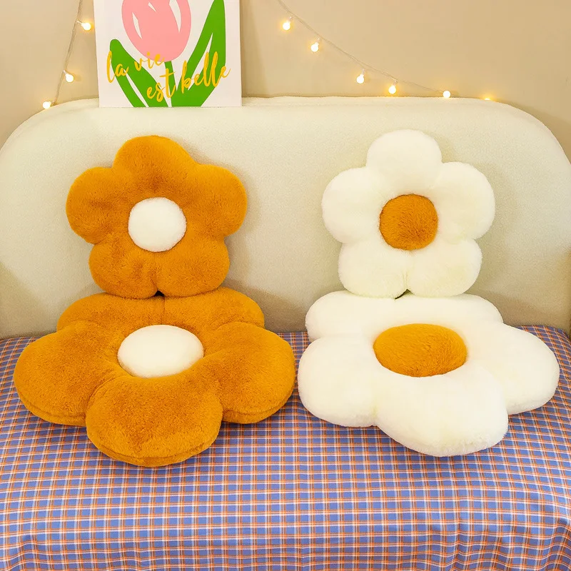 Cojín  peluche  35 cm con diseño  flor  margarita, almohada para oficina, cama, silla, colchoneta para dormir, cojín