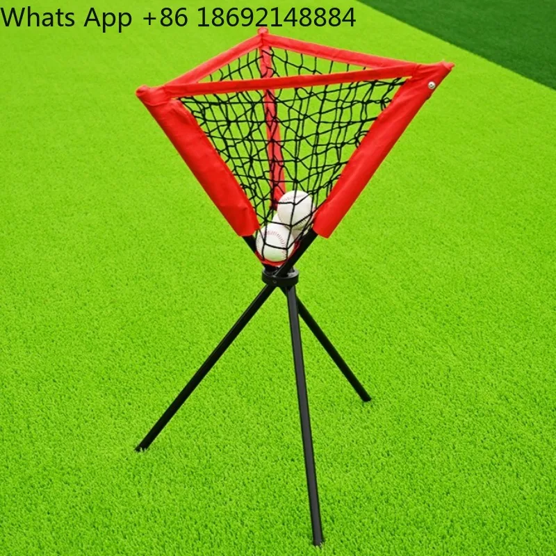 Portable Triangular Ball Rack for Baseball Tennis Basketball Outdoor Storage Rack