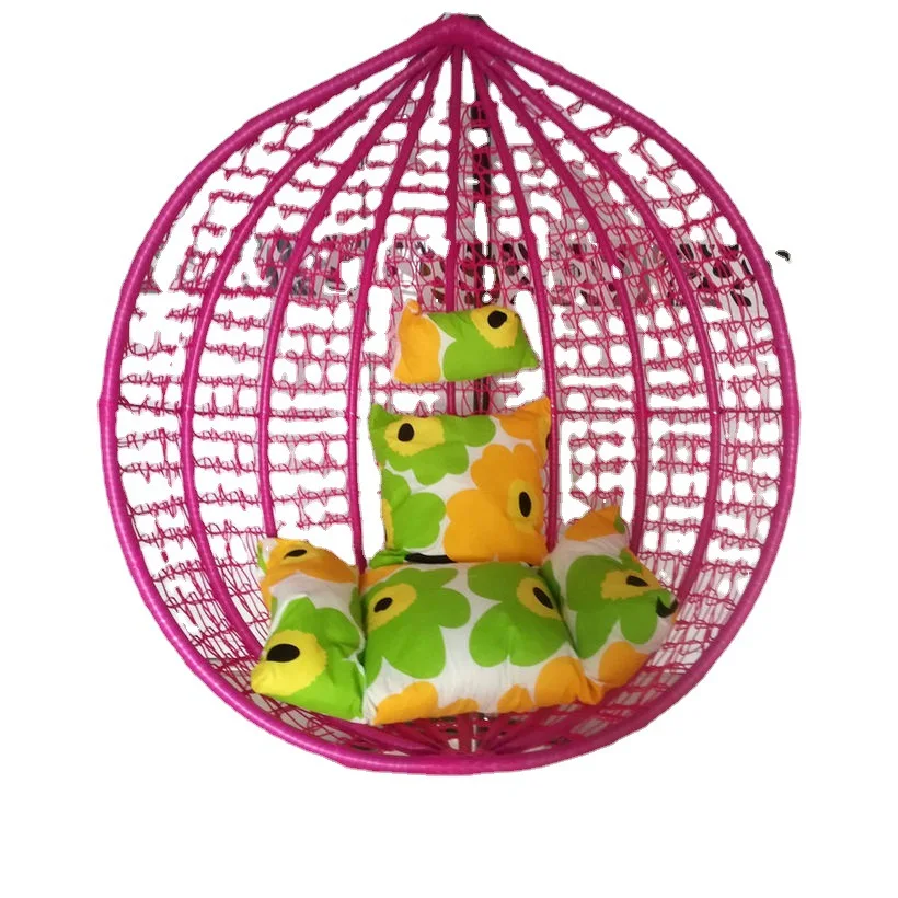 for JOY Bird's Nest Basket Vine Weaving Suspension Chair for Indoor Single Person Suspension Chair Hotel Pastoral Egg Chair