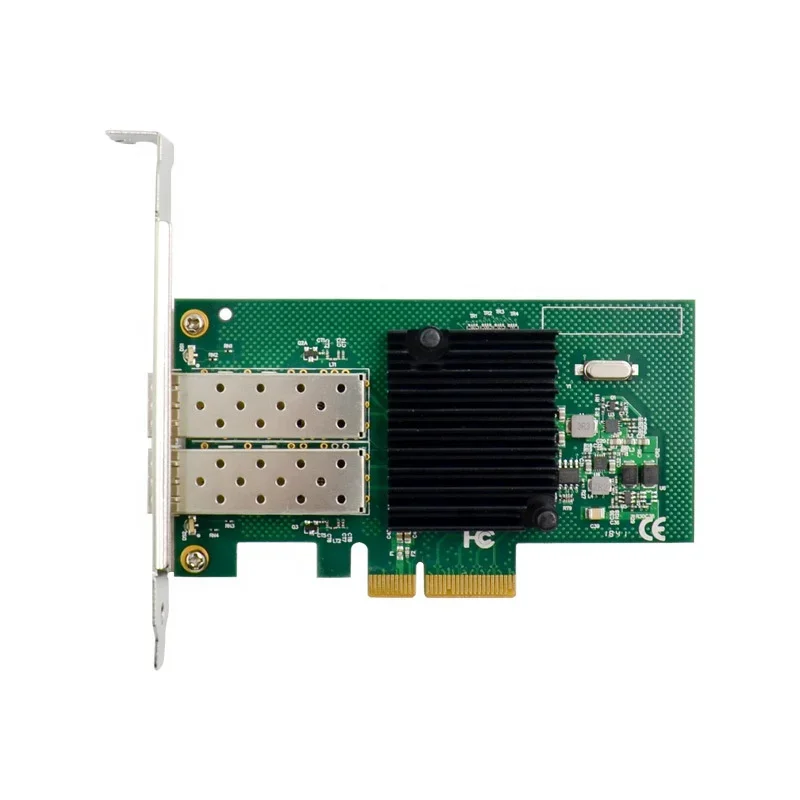 PCIe to Dual Gigabit SFP Ethernet Server NIC Network Card 1000M PCI-e Dual port SFP fiber network card I350AM2 Chipset 2 lan