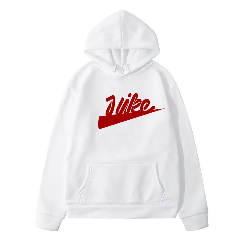 Autumn Men's Letter Design Hoodie Fashion Causal Clothing Tops Women Oversized Cotton Long Sleeve Hooded Streetwear