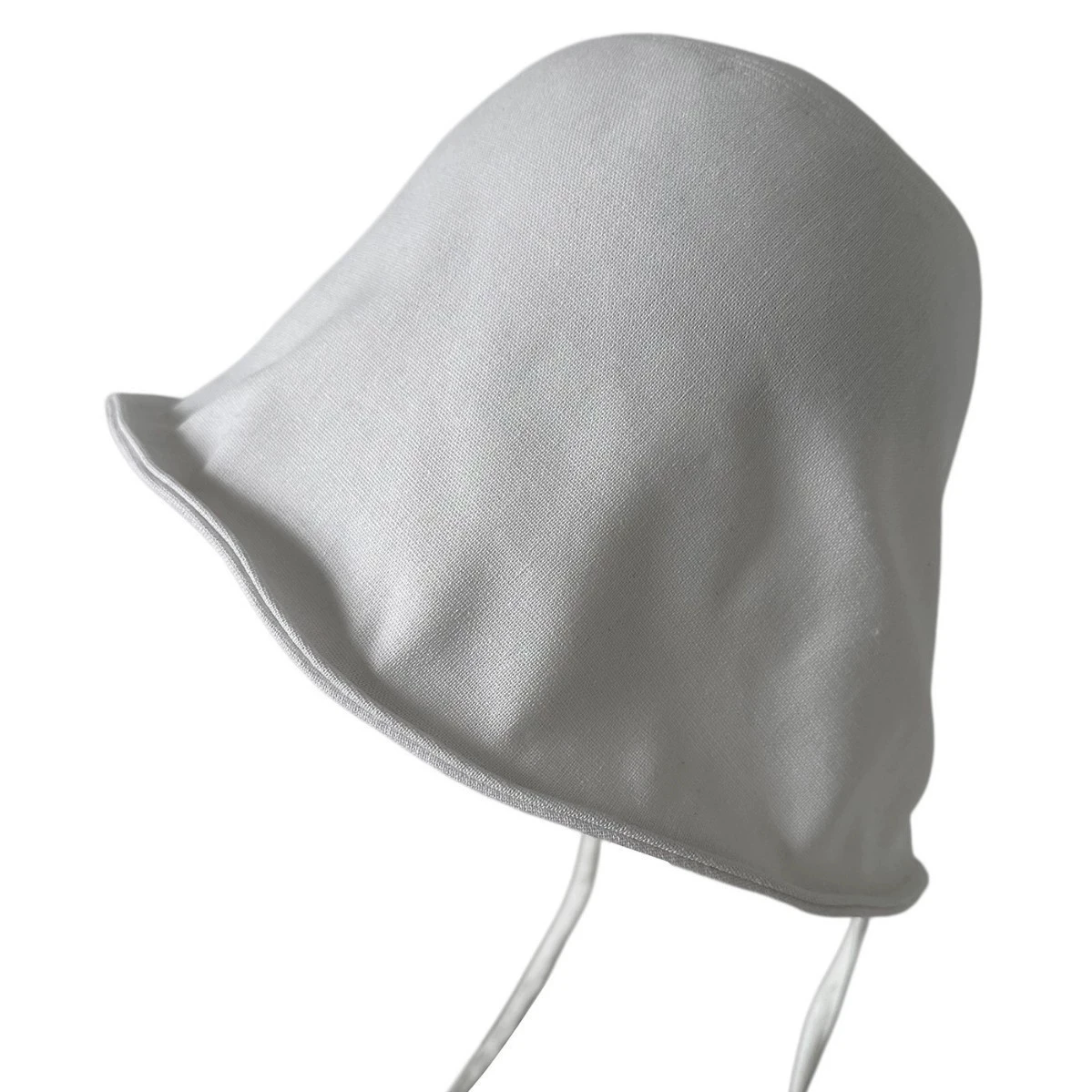 Light Luxury White Linen Sun Hat Breathable & Foldable Bucket Hat with Deep Wide Brim  UV Protection Fisherman Hats