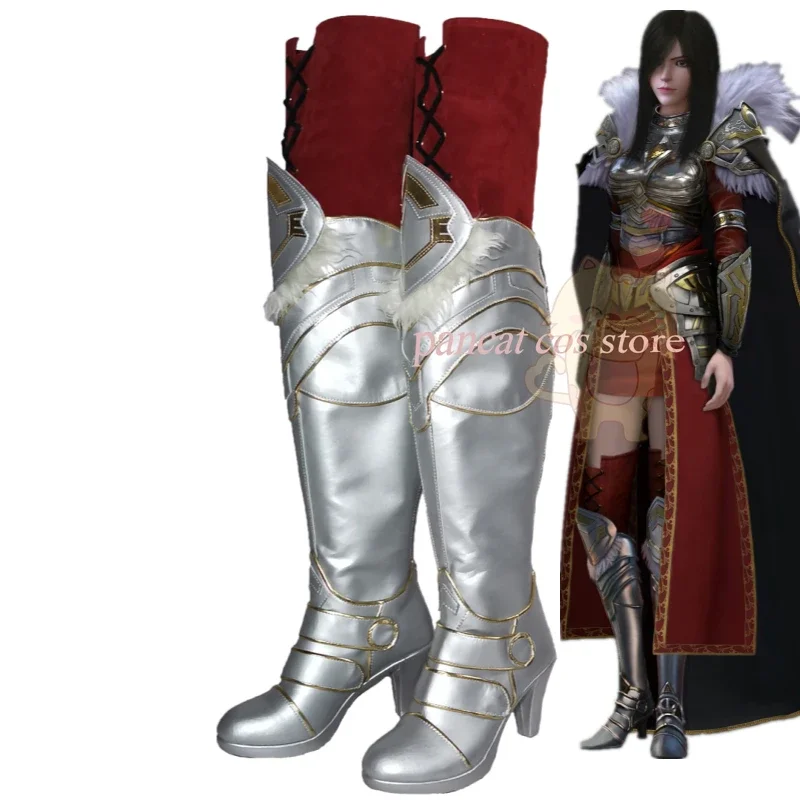 Super seminary The Black Troop  Cosplay Shoes Comic Anime Game Cos Long Boots Cosplay Costume Prop Shoes for Con Halloween Party