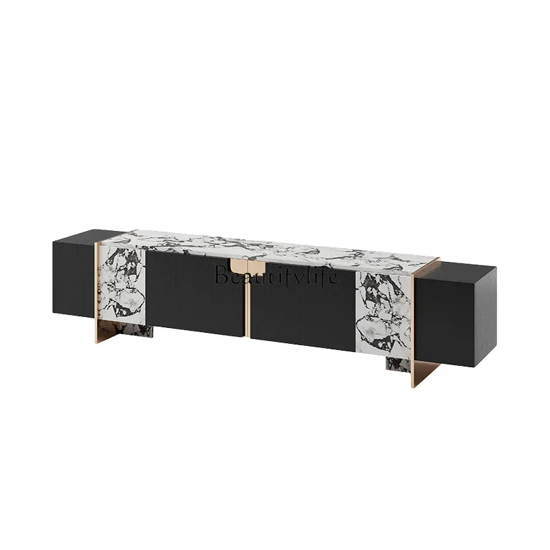 

ls 42Medieval TV cabinet Italian retro marble floor light luxury high-end French storage floor cabinet